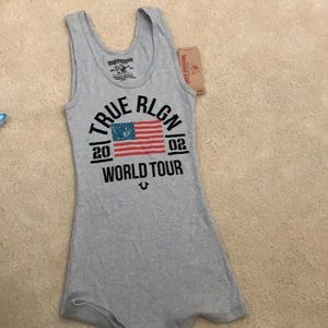 True religion tank top. Nice stretchy material.